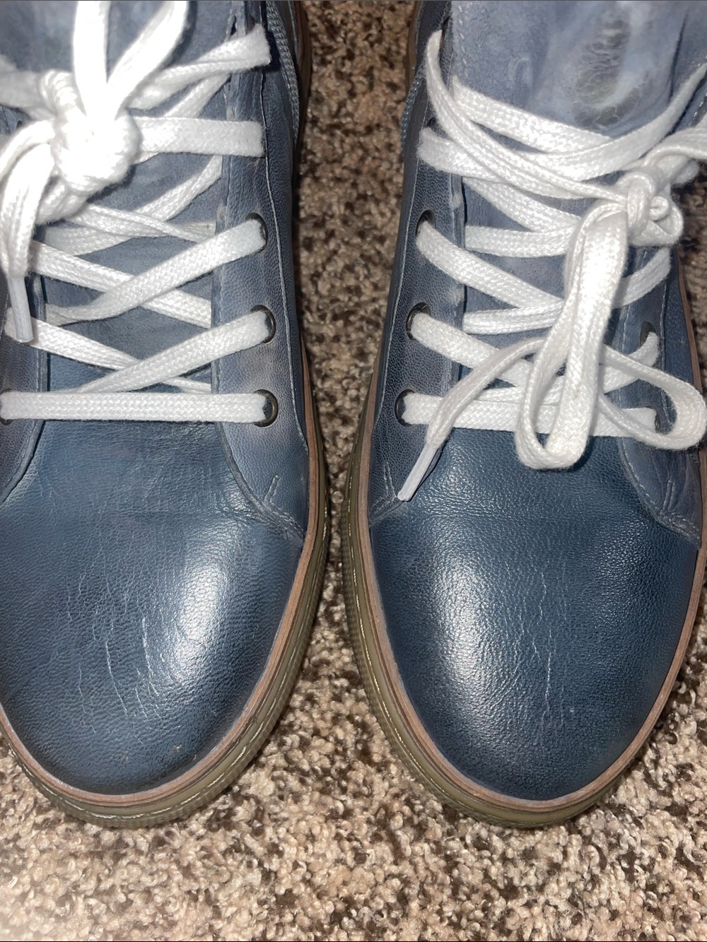 BED|STU Roan Leather Macc II 2 High Mid Top Sneaker Grey Sz 11. NWOT - Picture 12 of 16